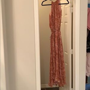Silk maxi dress